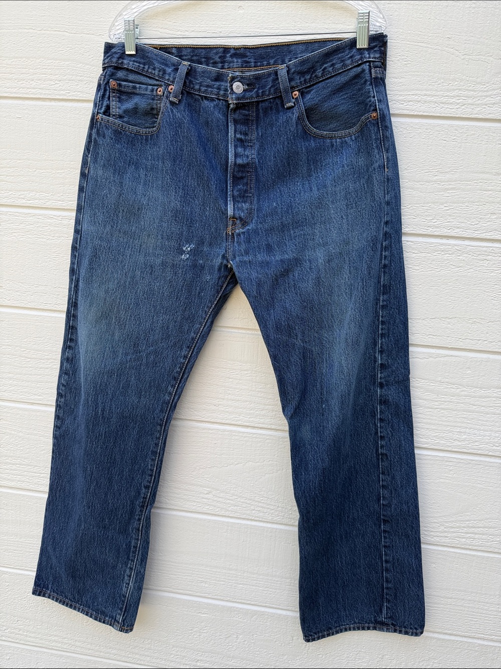 Levi's Men's Dark Blue Relaxed Straight Jeans